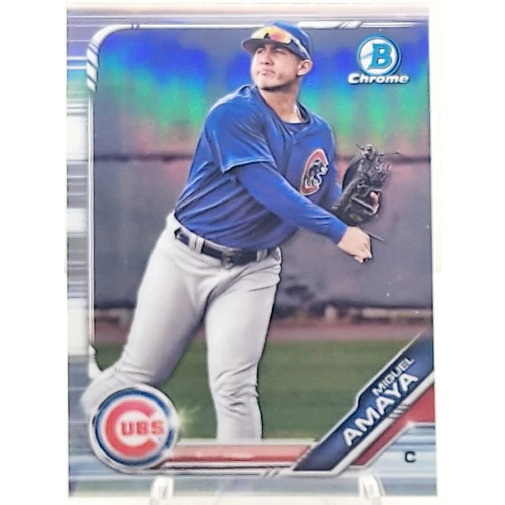 2019 Bowman Draft Chrome Miguel Amaya #BDC-135 Chicago Cubs